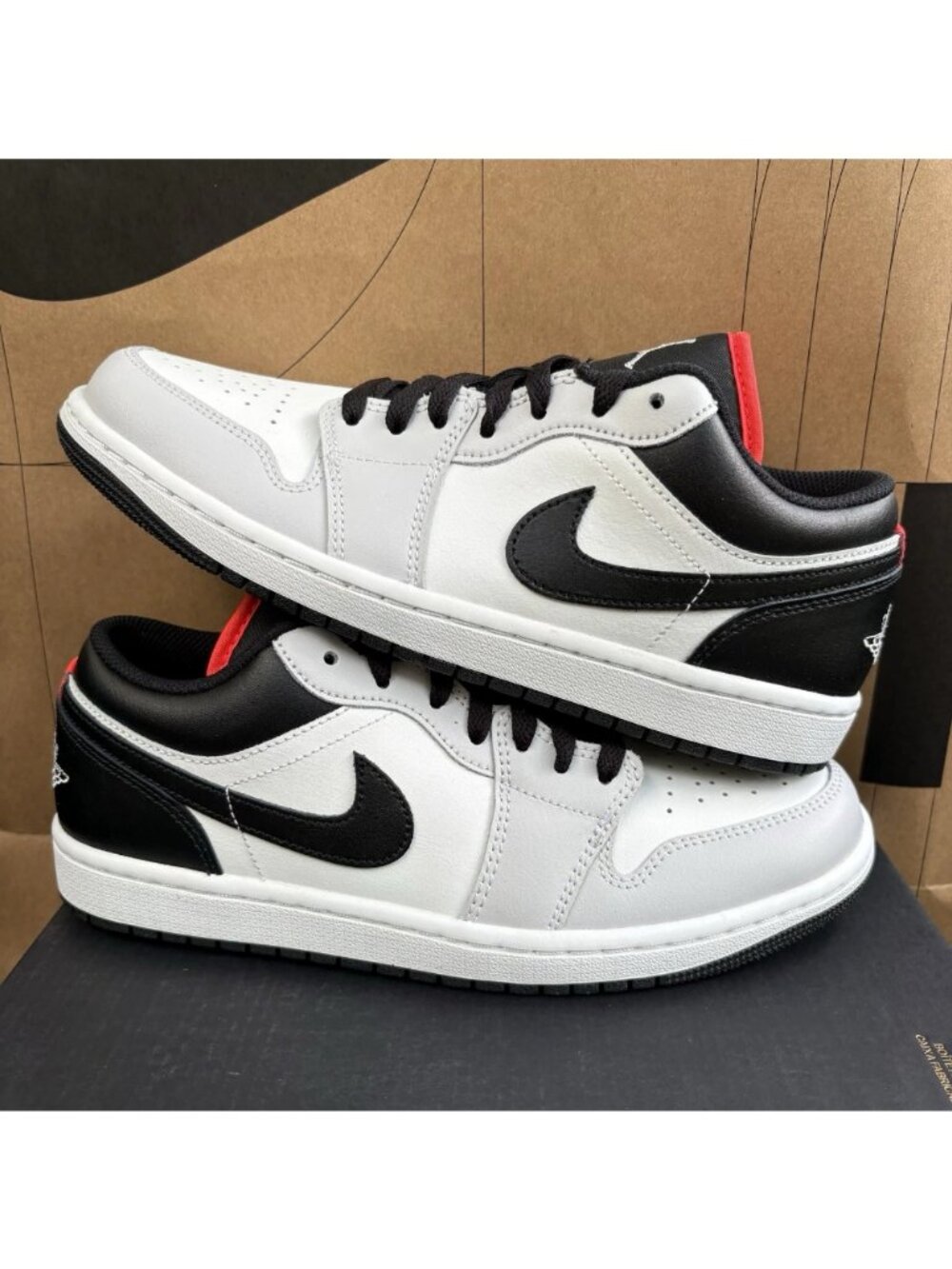 NEW Nike Air Jordan 1 Low "Neutral Grey" 553558-045 Men Size 9 - Picture 2 of 7